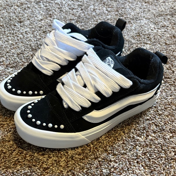 Vans Shoes - Vans Knu Skool Sneakers with Pearl Studs
